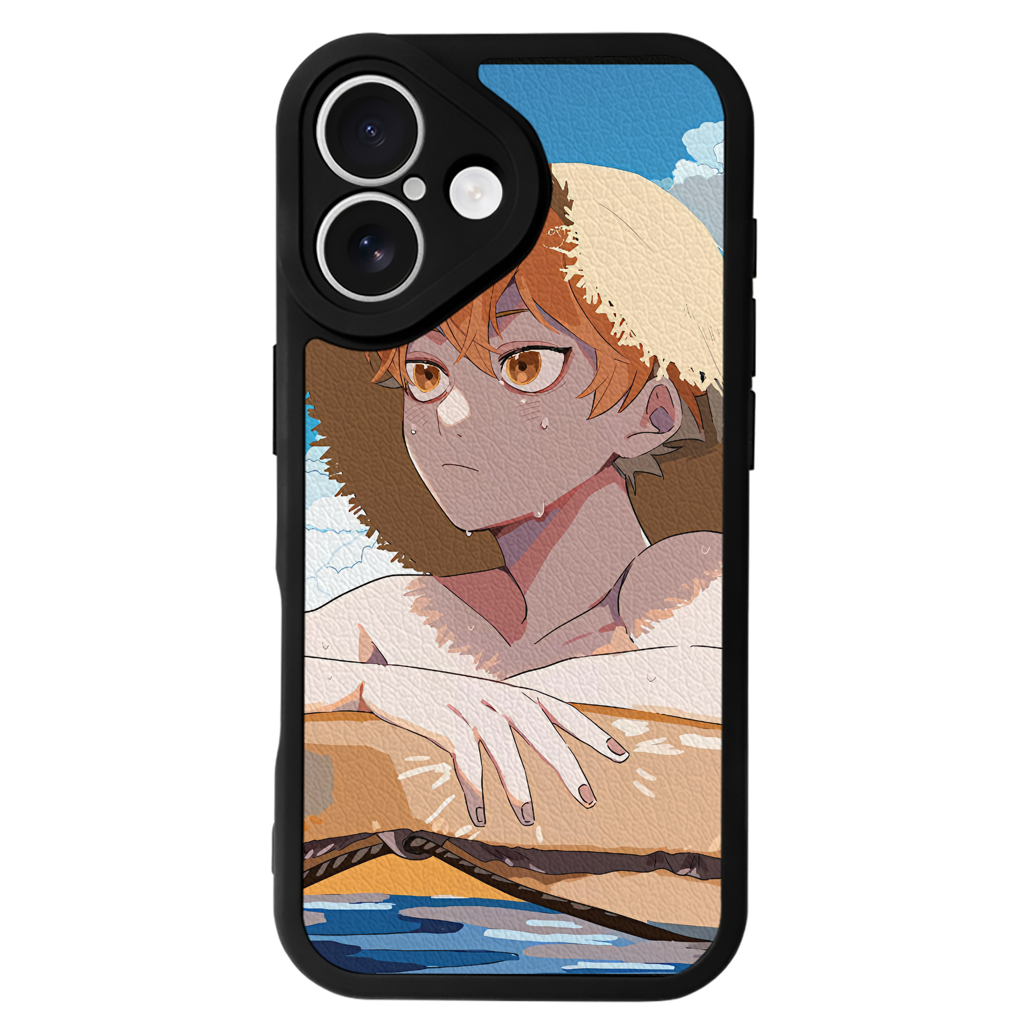 （画像用） ハイキュー!! Haikyu!! 【iPhone 16シリーズ対応】シリコンスマホケース（レザー調） 材質：シリコン